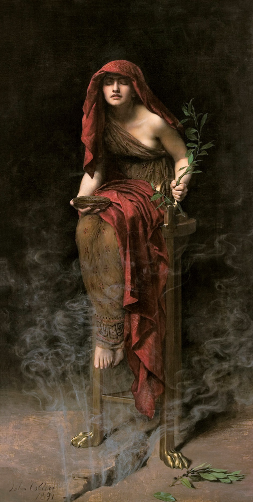 Priestess of Delphi à John Collier
