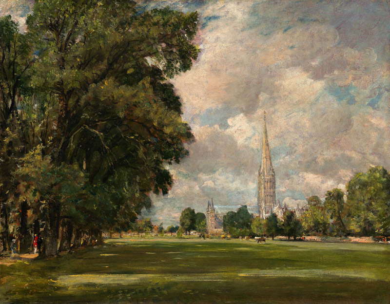 vue de la cathédrale de Salisbury. à John Constable