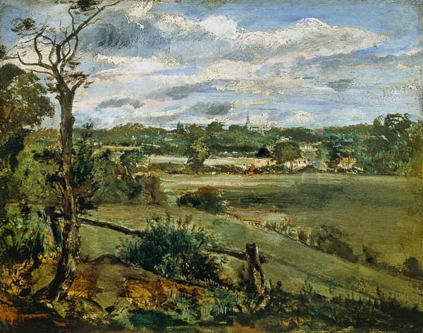 Vue de Hampstead Heath à John Constable