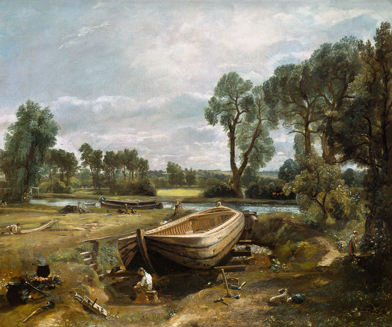 Construction de bateau à John Constable