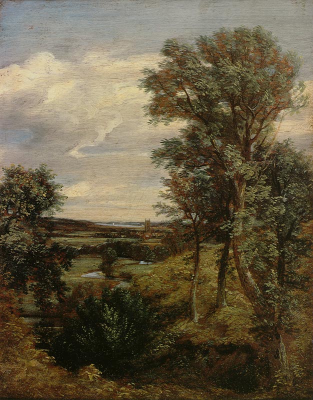 vallée de Dedham à John Constable