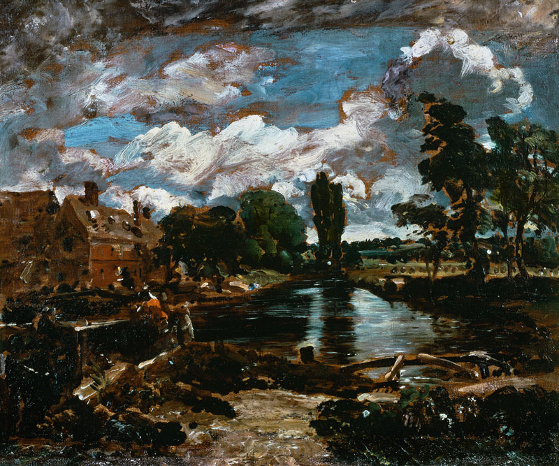 Flatford Mill from a Lock on the Stour, c.1811 à John Constable