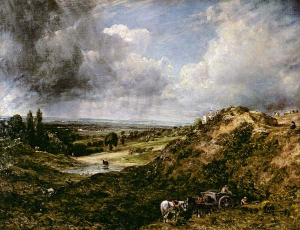 Hampstead Heath, Branch Hill Pond à John Constable