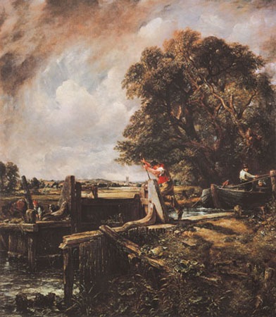 Un bateau se passe une poche d'air à John Constable