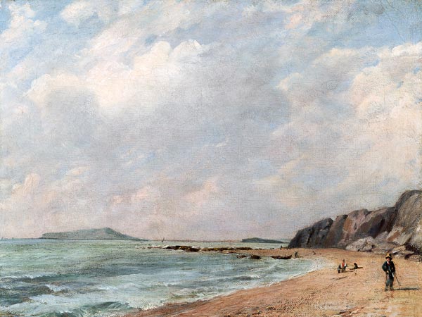 A View Of Osmington Bay, Dorset,  Looking Towards Portland Island à John Constable
