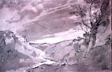 On the Dove near Buxton à John Constable