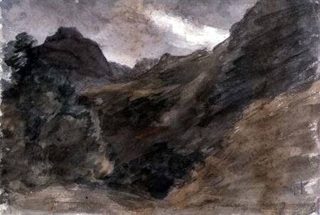 Eagle Crag, Borrowdale, 1806, recto) à John Constable