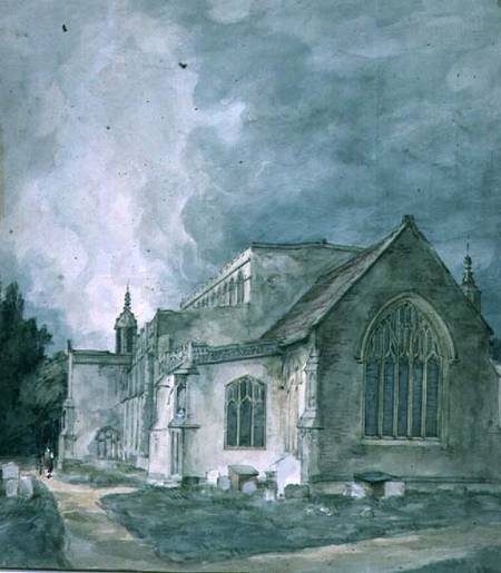 East Bergholt Church: Exterior à John Constable