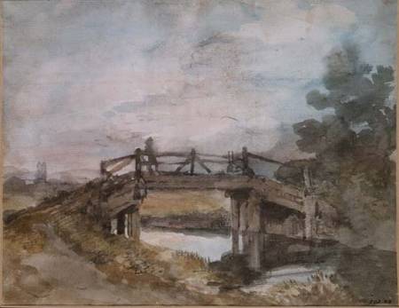 New Fen Bridge à John Constable