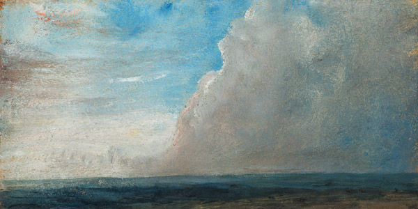 Sky Study (oil on canvas) à John Constable