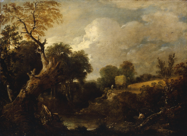 J.Constable, The Harvest Field, c.1796. à John Constable