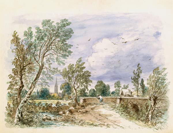 Milford Bridge à John Constable
