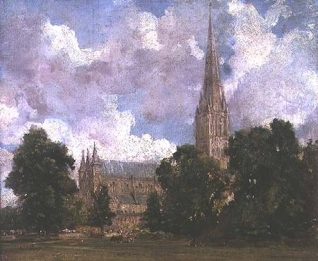 Salisbury Cathedral from the south west à John Constable