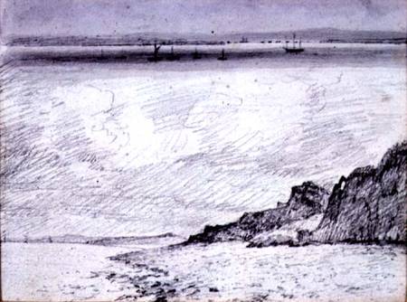 Sheerness; Coast scene near Southend à John Constable