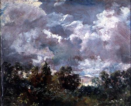 Study of Sky and Trees à John Constable