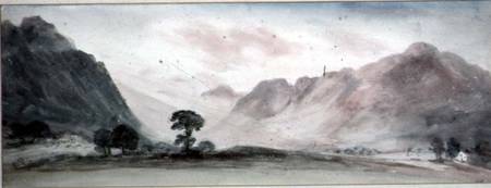 View in Borrowdale à John Constable