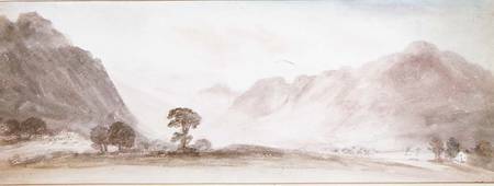 View in Borrowdale à John Constable