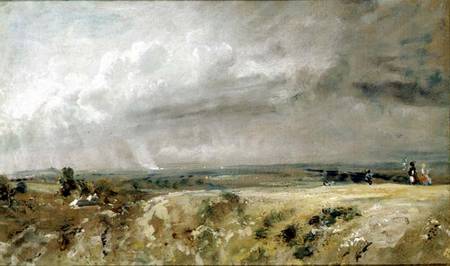 View on Hampstead Heath à John Constable