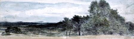 A View at Hursley, Hampshire à John Constable
