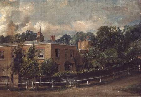 View of Lower Terrace, Hampstead à John Constable