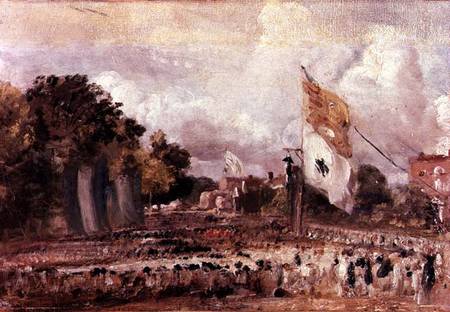 Waterloo Feast at East Bergholt à John Constable