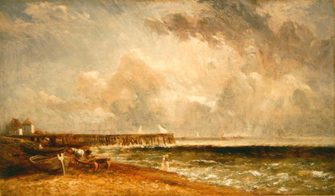 Yarmouth Jetty, c.1822 (oil on canvas) à John Constable