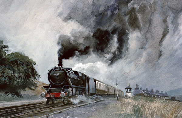 Steam Train at Garsdale, Cumbria à John  Cooke