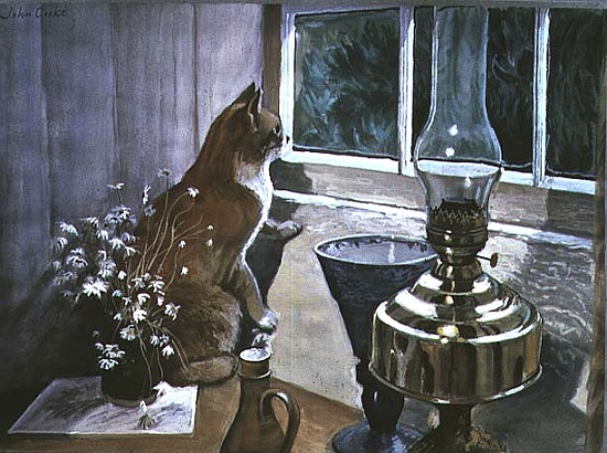 Still life with cat à John  Cooke