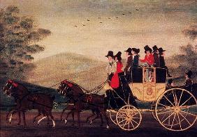 The Sudbury, Hedingham and Braintree Stagecoach, c.1813