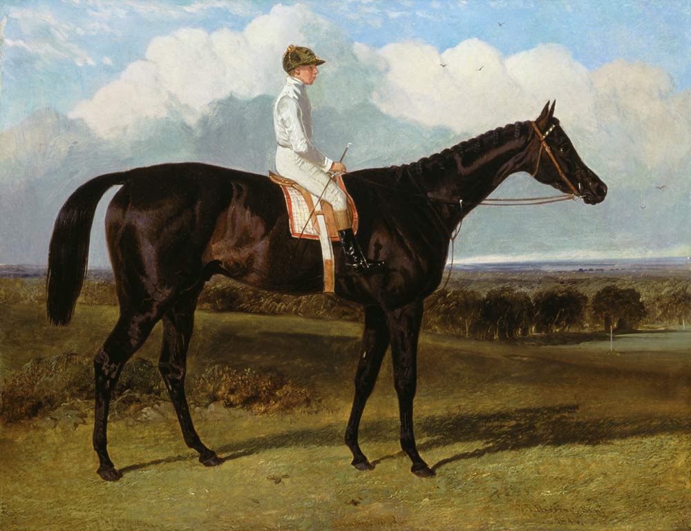 'Jonathan Wild' a Dark Bay Race Horse, at Goodwood, T.Ryder up à John Frederick Herring l'Ancien