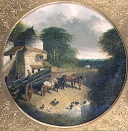 The Timber Wagon à John Frederick Herring l'Ancien