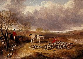 Fin d'une chasse de précipitation à Cambridgeshire à John Frederick Herring le Jeune