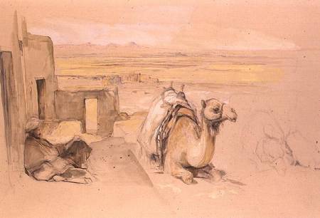 Camel, West Thebes à John Frederick Lewis