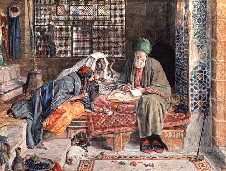 The Arab Scribe, Cairo à John Frederick Lewis