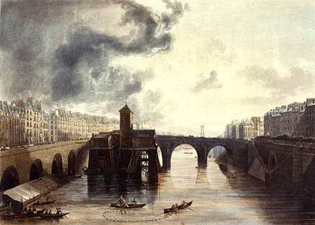 Pont Notre Dame, from 'Views on the Seine' à John Gendall
