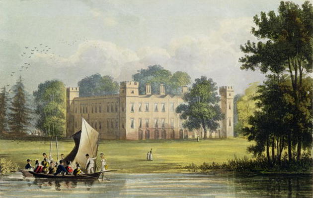 Sion house, from R. Ackermann's (1764-1834) 'Repository of Arts', published in 1823 (colour engravin à John Gendall