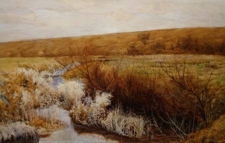 A Meadow in Winter à John George Sowerby