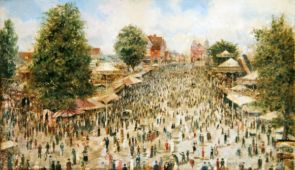 Mitcham Fair (oil on canvas)  à John Glynn