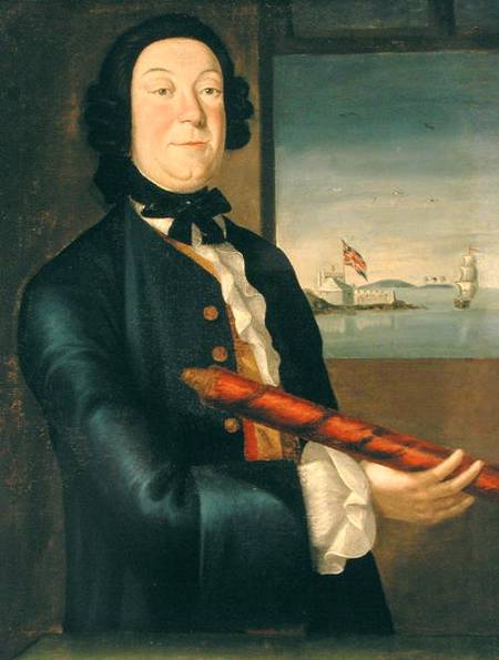 Portrait of John Clarke (1701-64) à John Greenwood