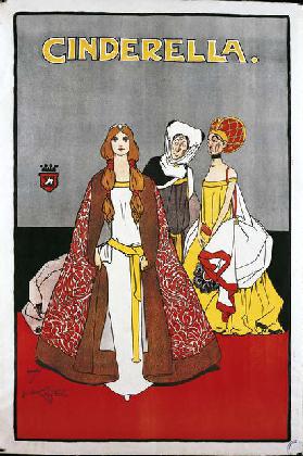 Cinderella, 1900 (colour litho)