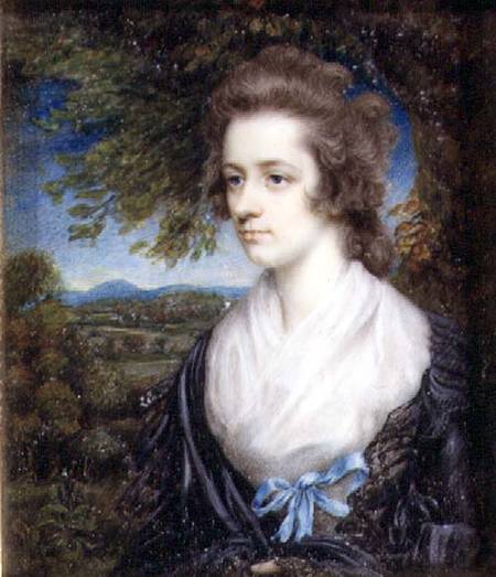 Portrait of Margaret Hazlitt, Sister of William Hazlitt à John Hazlitt