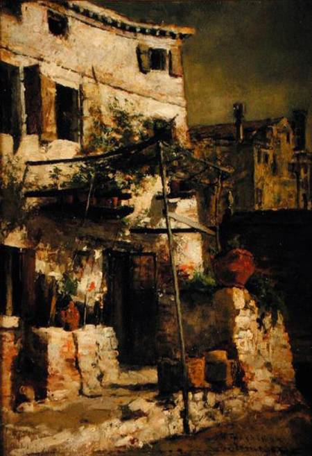 A Venetian Scene à John Henry Twachtman