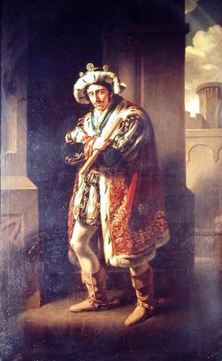 Edmund Kean (1787-1833) as Richard III à John James Halls
