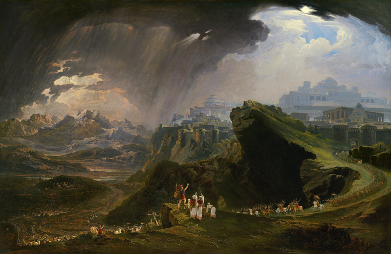 Joshua Commanding the Sun to Stand Still upon Gideon à John Martin