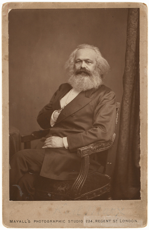Portrait Karl Marx à John Mayall
