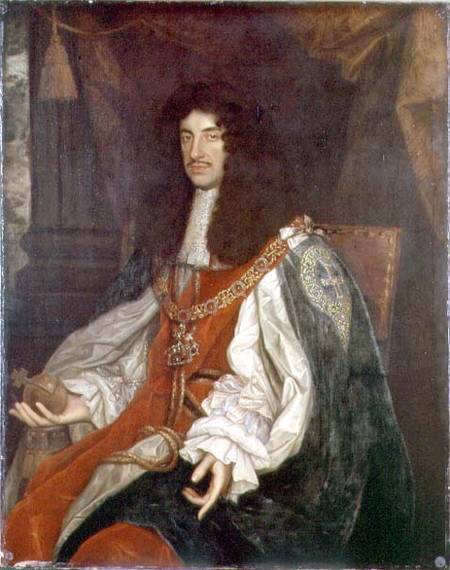 Portrait of Charles II (1630-85) à John Michael Wright