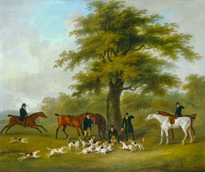 La fin de la chasse à courre à John Nost Sartorius