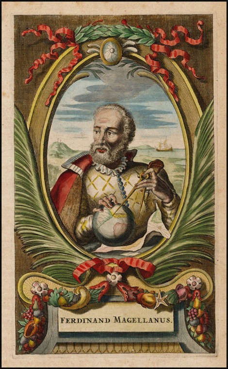 Portrait of Ferdinand Magellan à John Ogilby