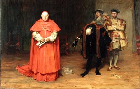 The Disgrace of Cardinal Wolsey (1475-1530) à John Pettie