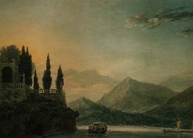 Isola Bella, Lake Maggiore, at dusk